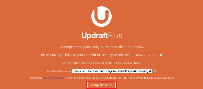 UpdraftPlusの使い方 手順5 UpdraftPlusのページ